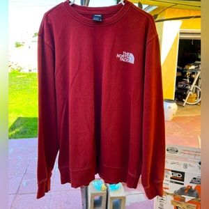 The North Face used Maroon sweater size Large men’s